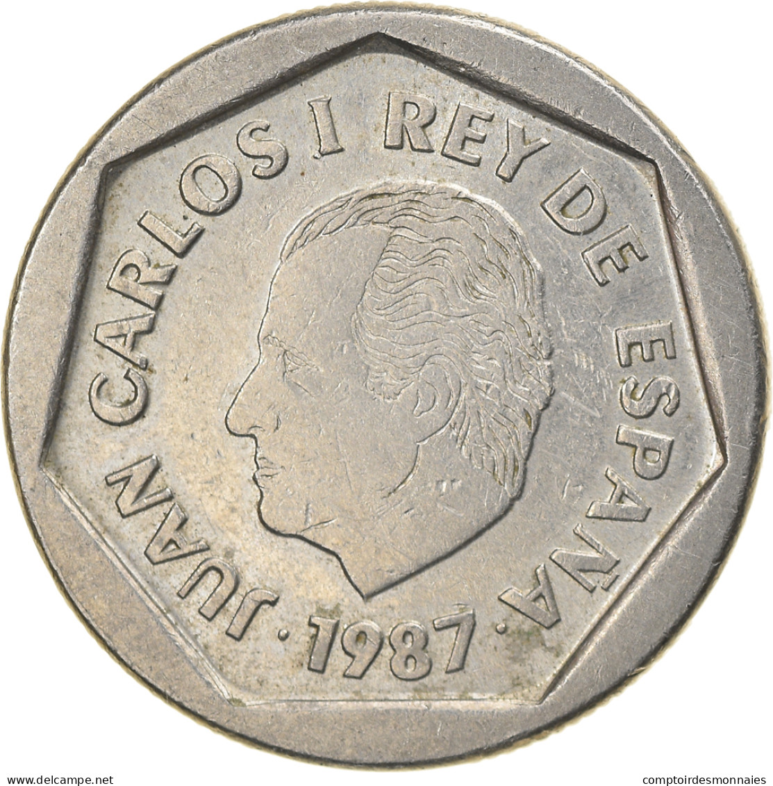 Monnaie, Espagne, Juan Carlos I, 200 Pesetas, 1987, Madrid, TTB, Copper-nickel - 200 Pesetas