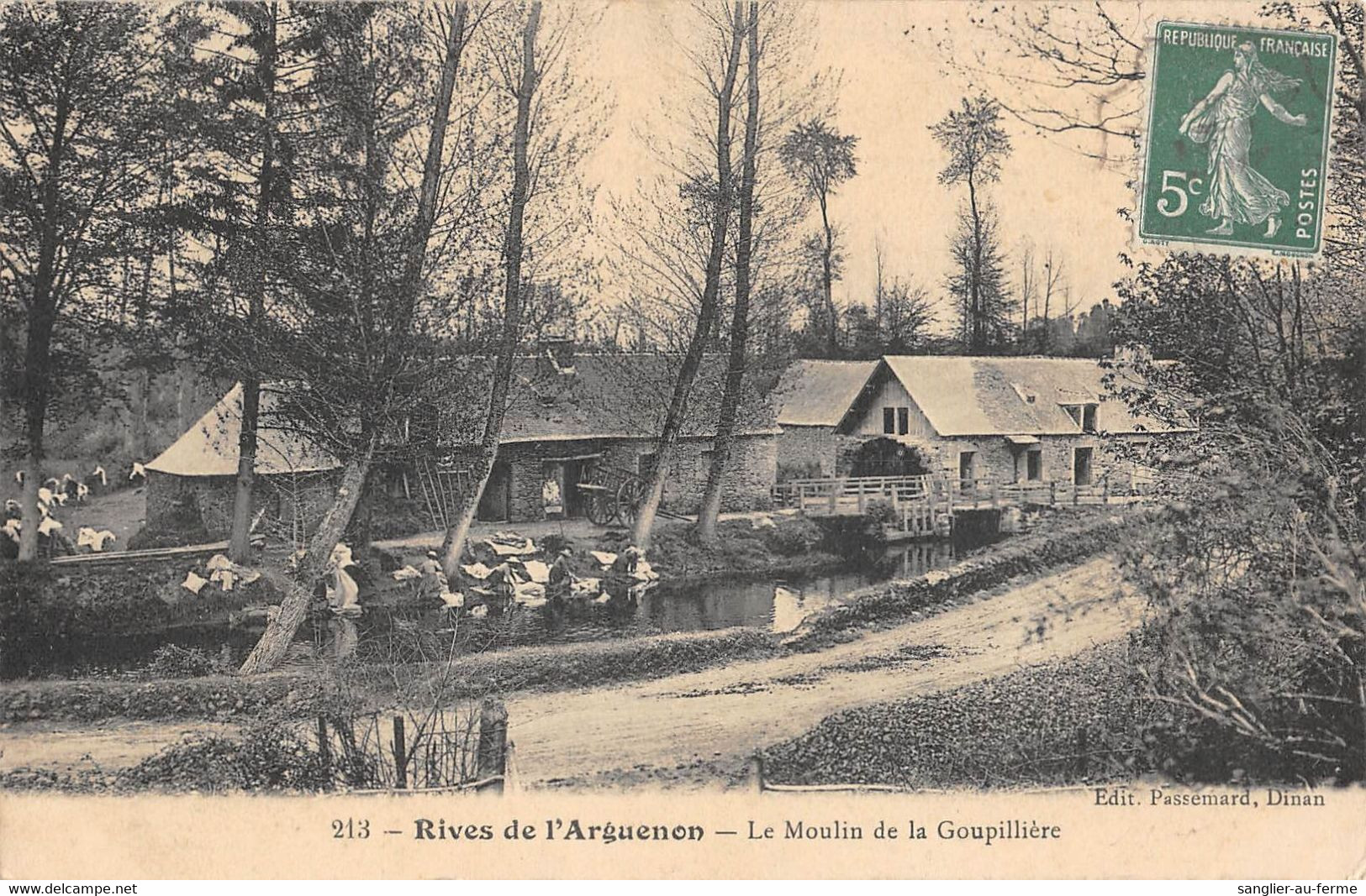 CPA 22 RIVES DE L'ARGUENON LE MOULIN DE LA GOUPILLIERE - Sonstige & Ohne Zuordnung