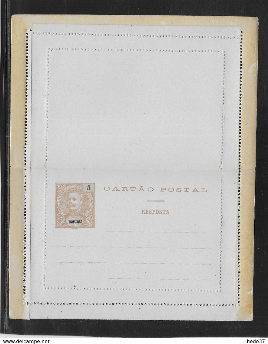 Macao - Entiers Postaux - Covers & Documents