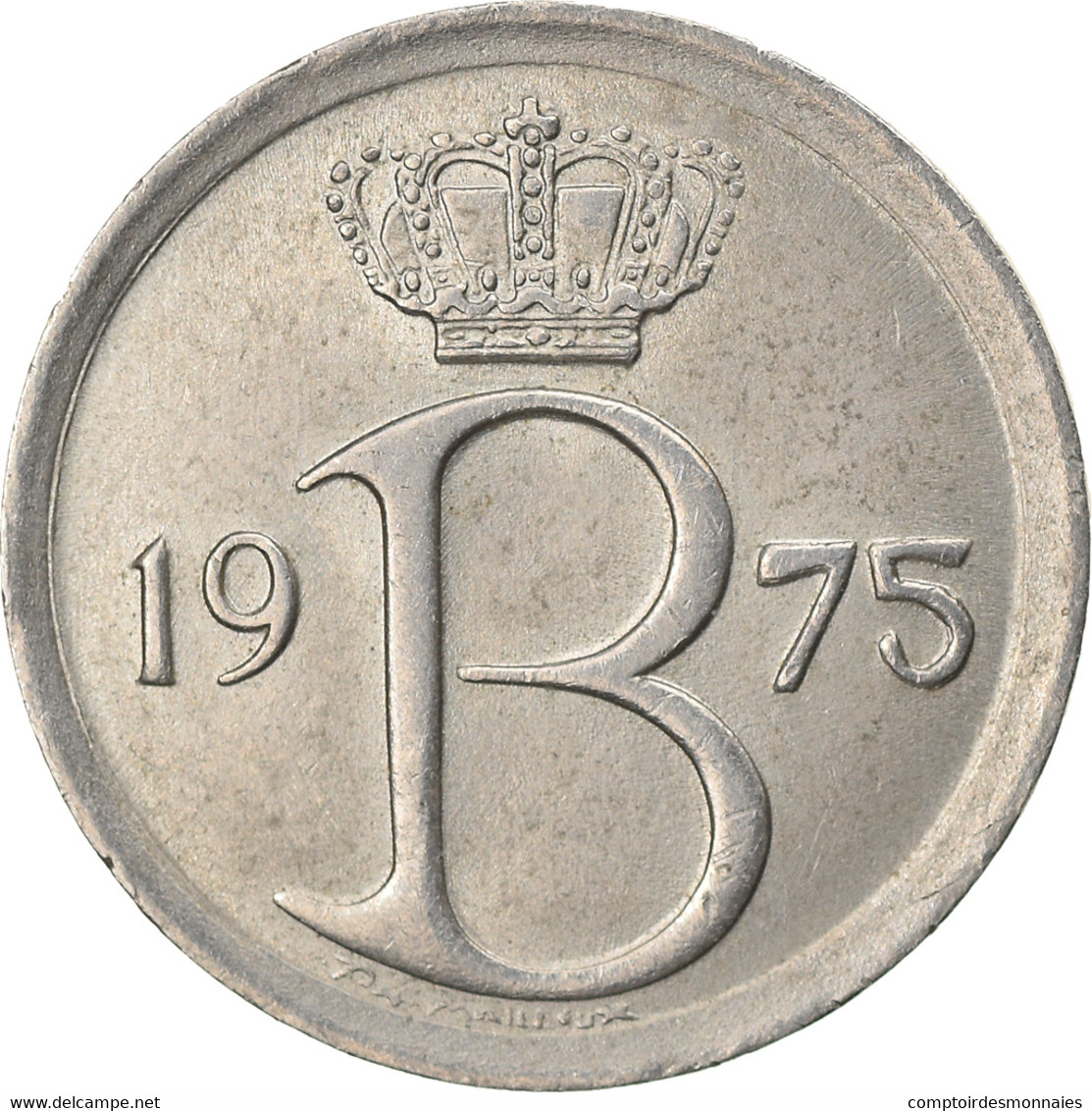 Monnaie, Belgique, Baudouin I, Semeuse, 25 Centimes, 1975, Bruxelles, TTB+ - 25 Centimes