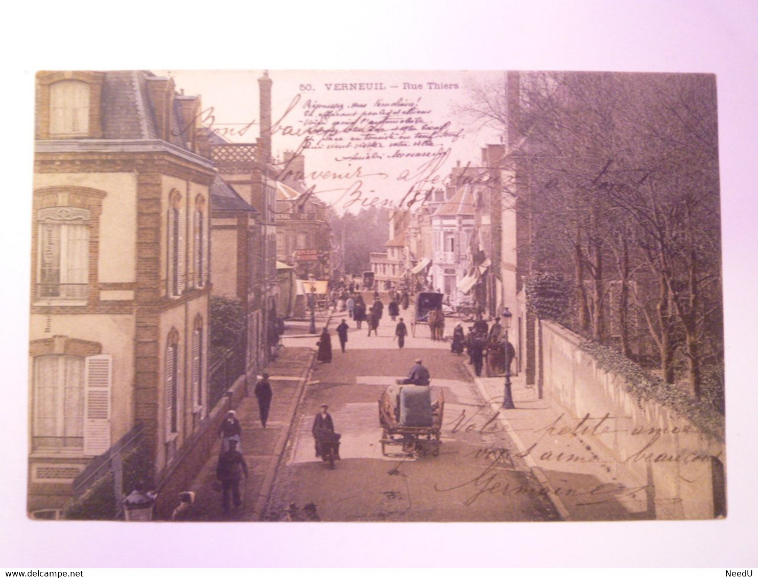 GP 2021 - 173  VERNEUIL  (Eure-et-Loir)  :  Rue THIERS  1905   XXX - Other & Unclassified