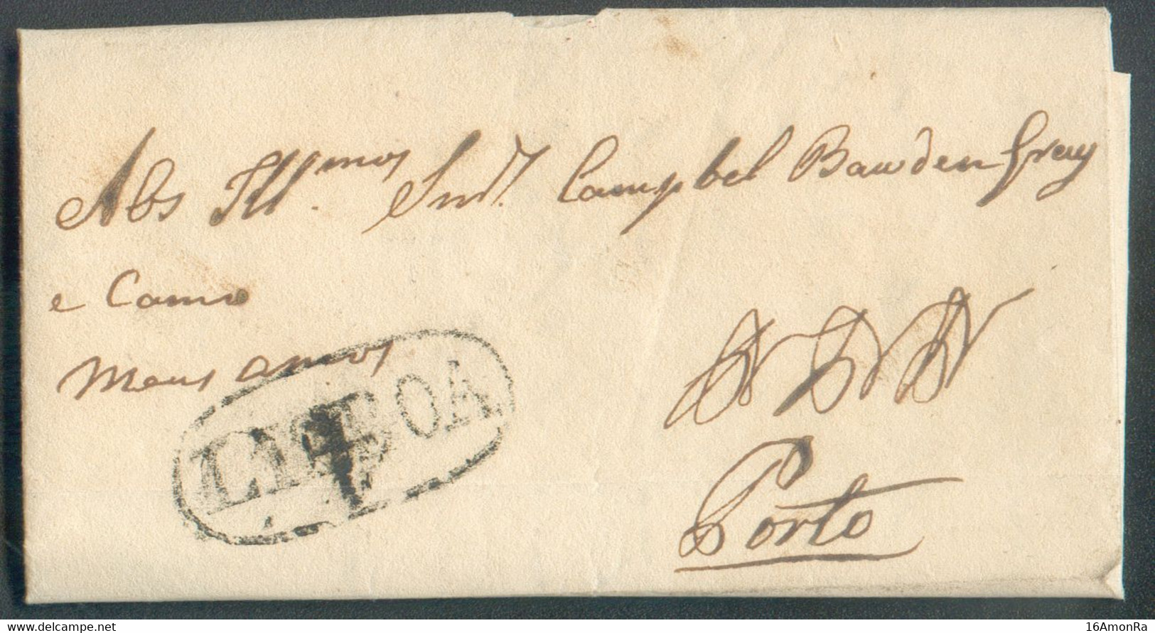 LAC De LISBOA Le 2 Mars 1816 Vers Porto . TB  - 18324 - ...-1853 Prephilately