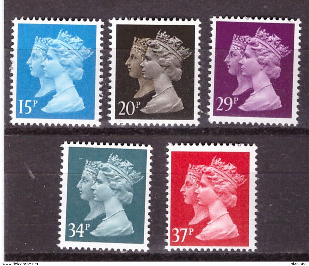 PIANIANO - GRAN  BRETAGNA. - 1990  : 150° Della Creazione Del Primo Francobollo - (Yv 1434-38) - Unused Stamps