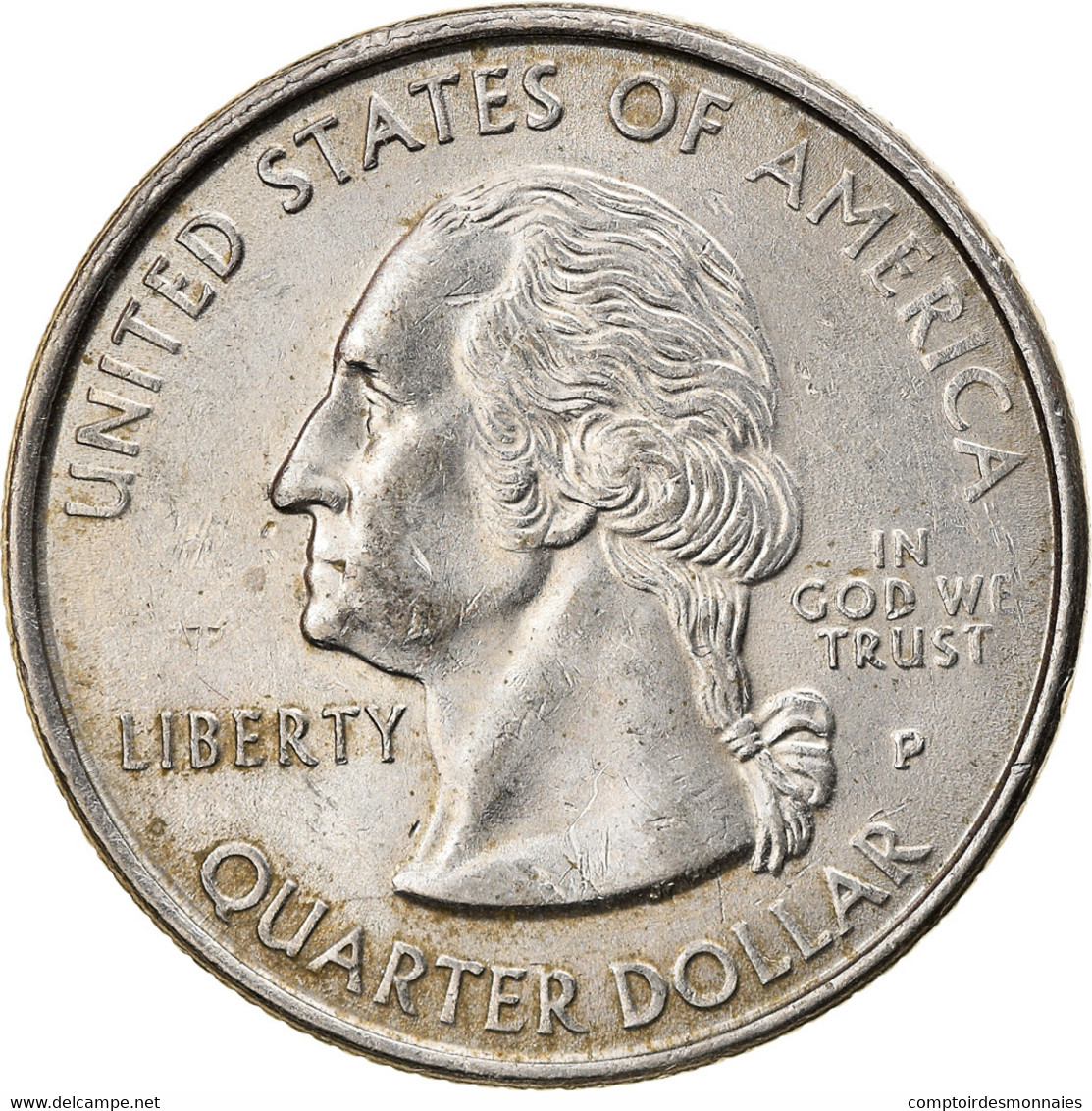 Monnaie, États-Unis, Quarter, 1999, U.S. Mint, Philadelphie, TTB, Copper-Nickel - Georgien