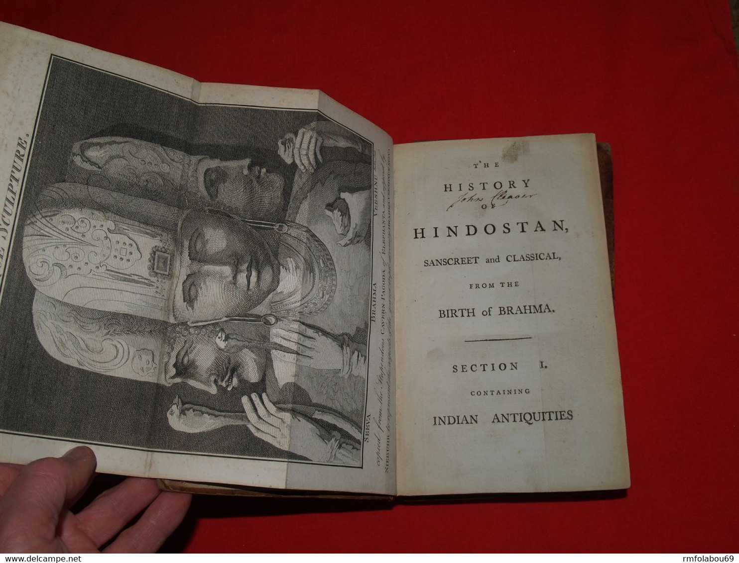 THOMAS MAURICE:INDIAN ANTIQUITIES*HINDOSTAN*7 Tomes De 1792 à 1796*complet - 1700-1799