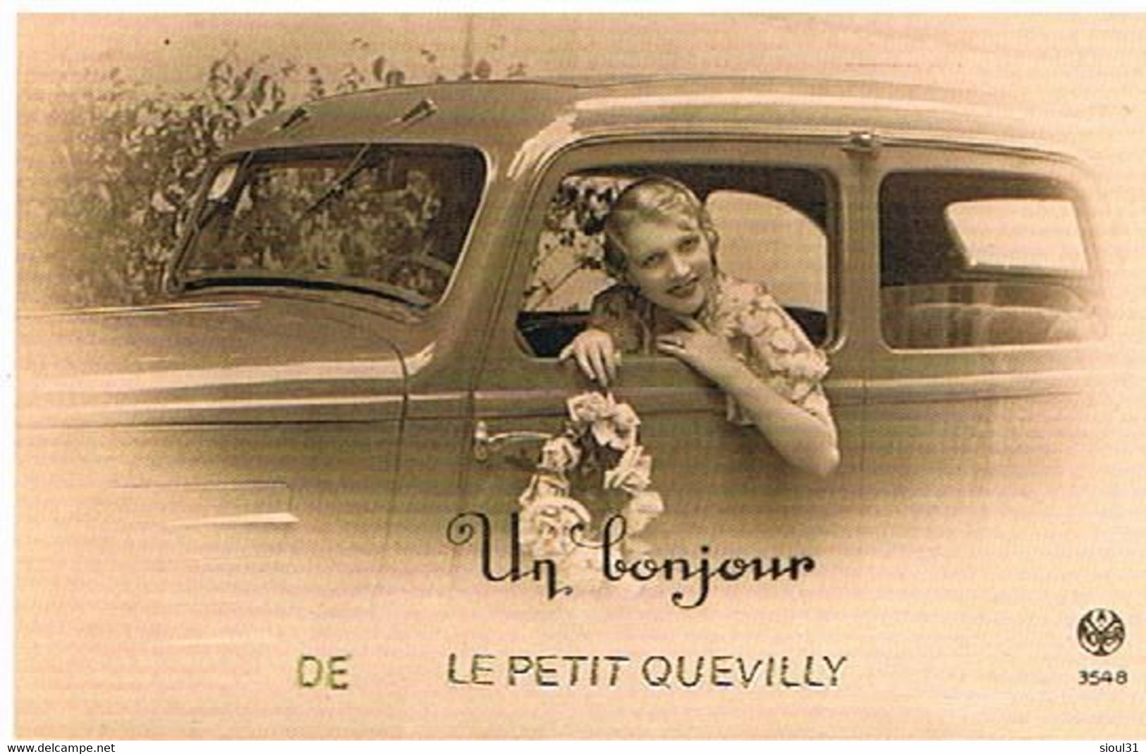 76 UN BONJOUR  DE  LE PETIT  QUEVILLY CPM  TBE   70 - Le Petit-quevilly