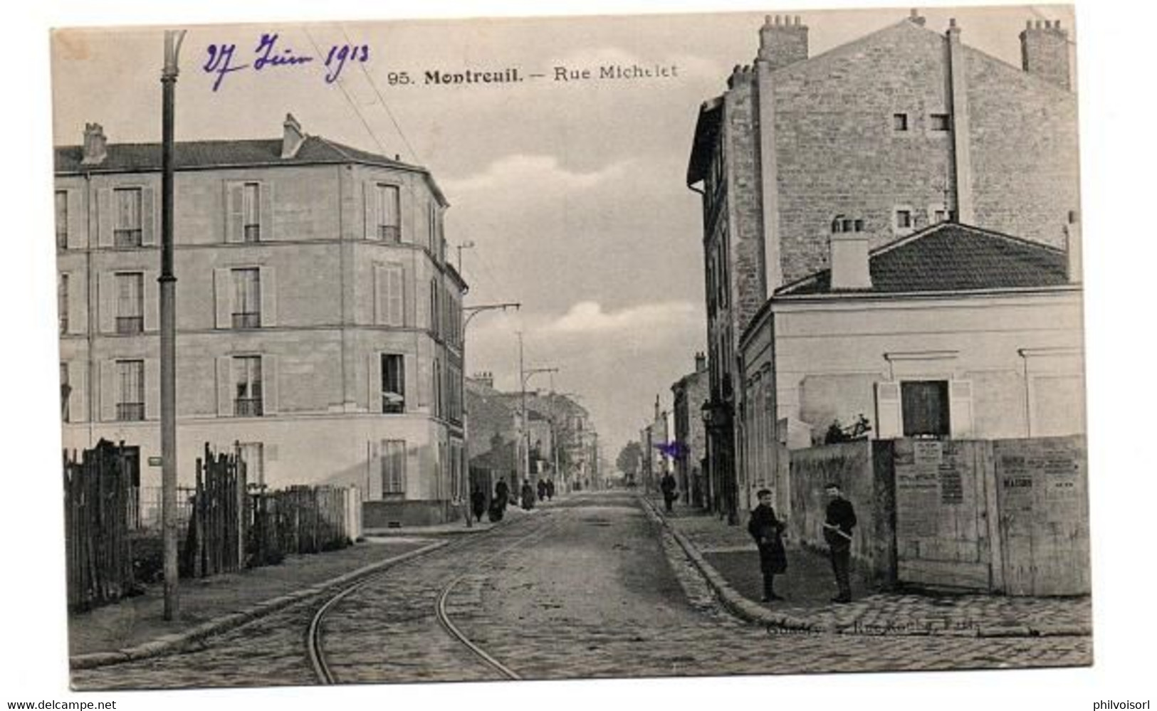 MONTREUIL RUE MICHELET ANIMEE - Otros & Sin Clasificación