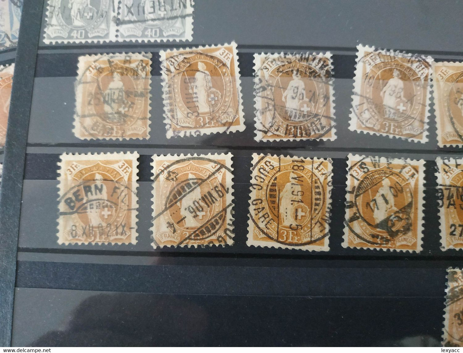 Giant Collection On Standing Helvetia - Used Stamps