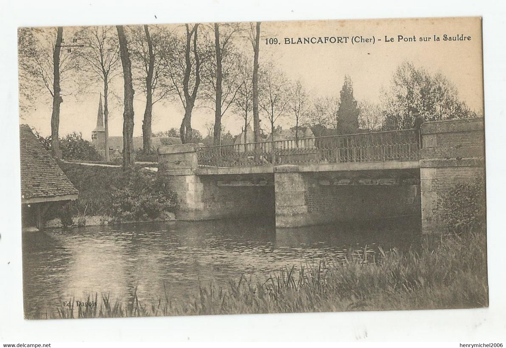 18 Cher Blancafort Le Pont Sur La Sauldre 1930 - Sonstige & Ohne Zuordnung