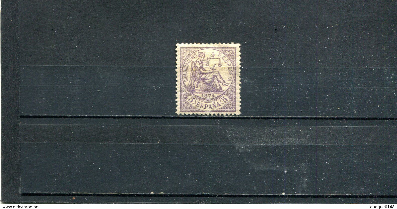 Espagne 1874 Yt 142 * - Unused Stamps
