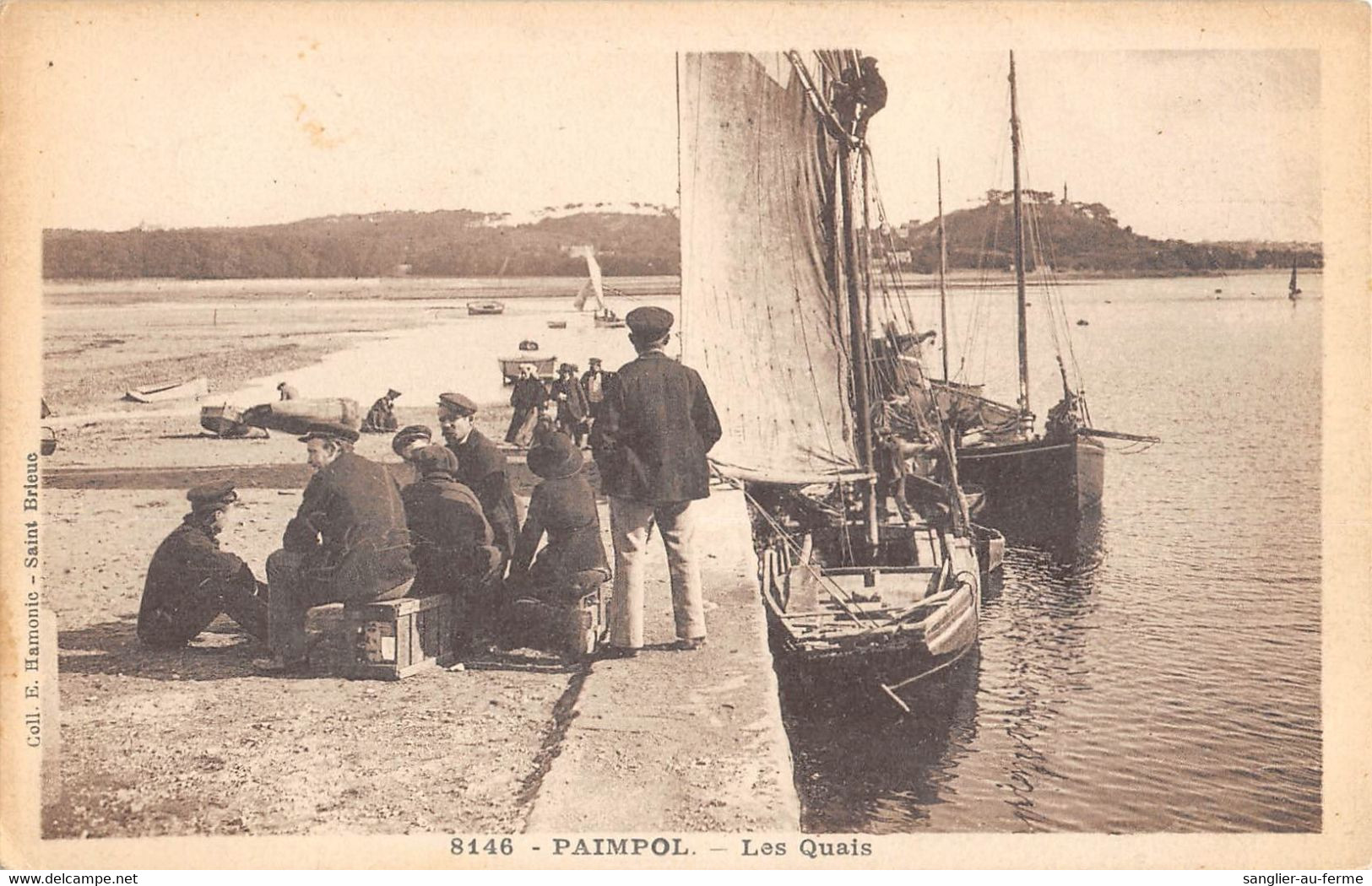 CPA 22 PAIMPOL LES QUAIS - Paimpol