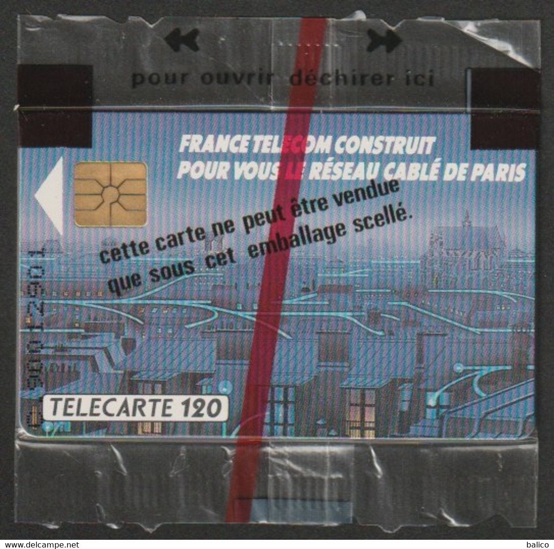 Réseau Câblé De Paris - 120 Unités GEM - Neuve Sous Blister - Réf, F110 - Côte 38 € / Argus 1999 - 1990