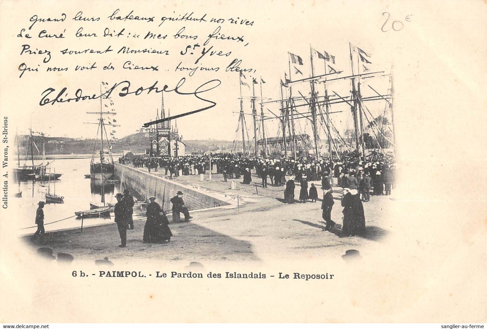 CPA 22 PAIMPOL LE PARDON DES ISLANDAIS LE REPOSOIR - Paimpol