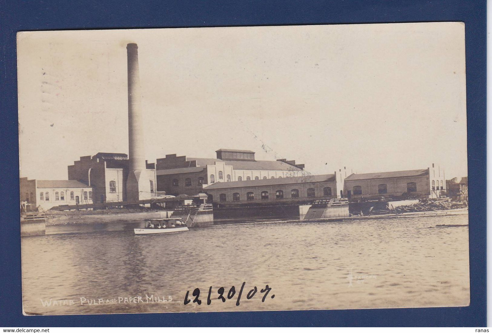 CPA Amérique > Etats-Unis > MN - Minnesota Usine Paper Carte Photo Voir Dos - Otros & Sin Clasificación