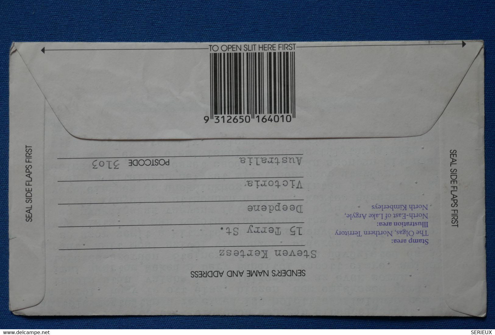 B85  AUSTRALIA  BELLE LETTRE AEROGRAMME 1991 PAR AVION  VICTORIA  POUR    HUNGARY+AFFRANCHISSEMENT PLAISANT - Cartas & Documentos