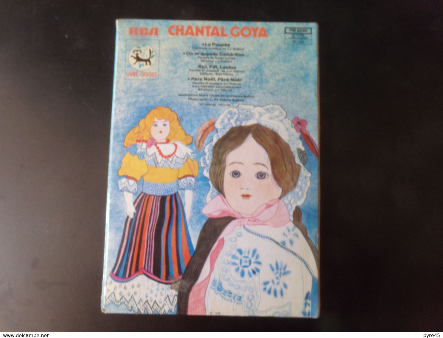 Livre disque " Chante avec Chantal Goya " La poupée Riri, Fifi, Loulou...