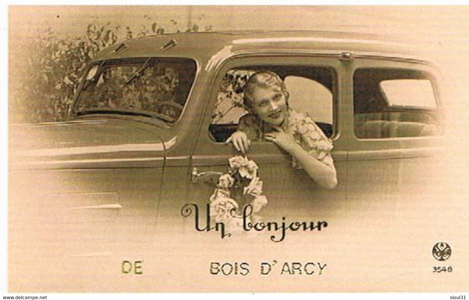 78  UN BONJOUR  DE  BOIS  D'ARCY   CPM  TBE   101 - Bois D'Arcy