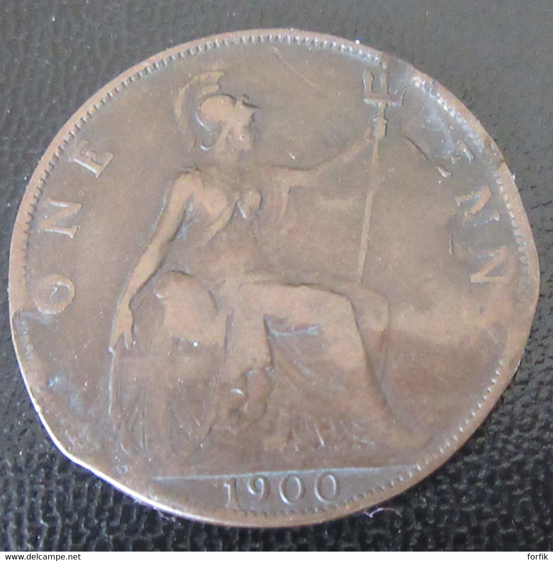 Grande-Bretagne - Monnaie One Penny Victoria 1900 - D. 1 Penny