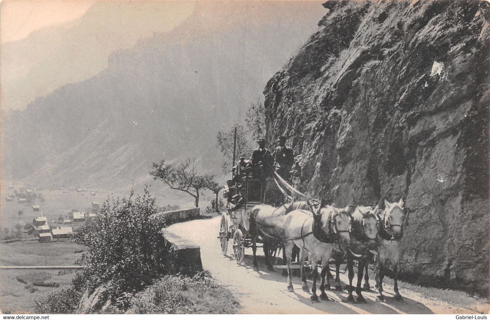 Poste Fédérale - Diligence - Grimselpost - Innertkirchen - Meiringen - Innertkirchen