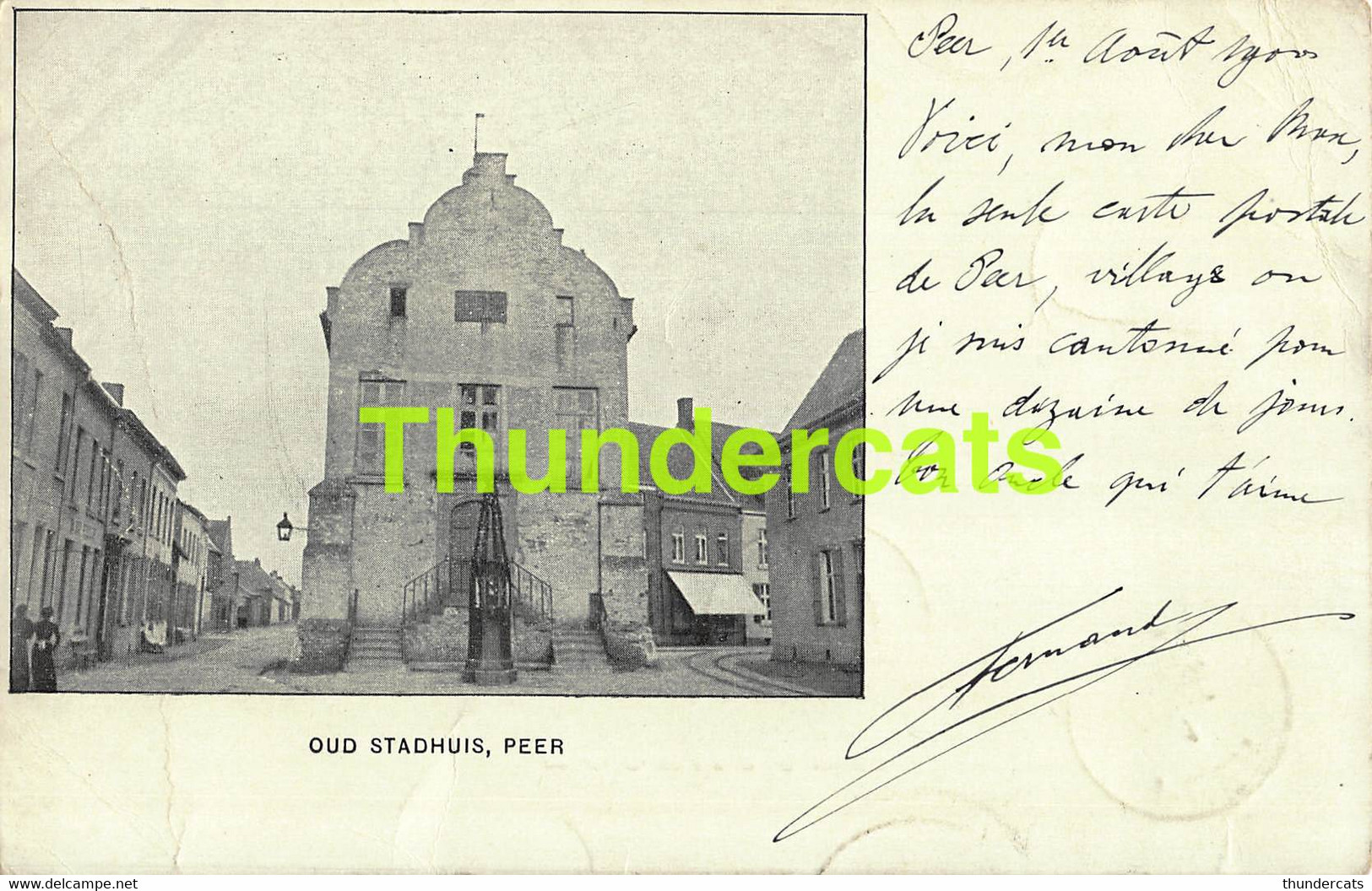 CPA PEER OUD STADHUIS ( PLOOITJE - PLI ) - Peer