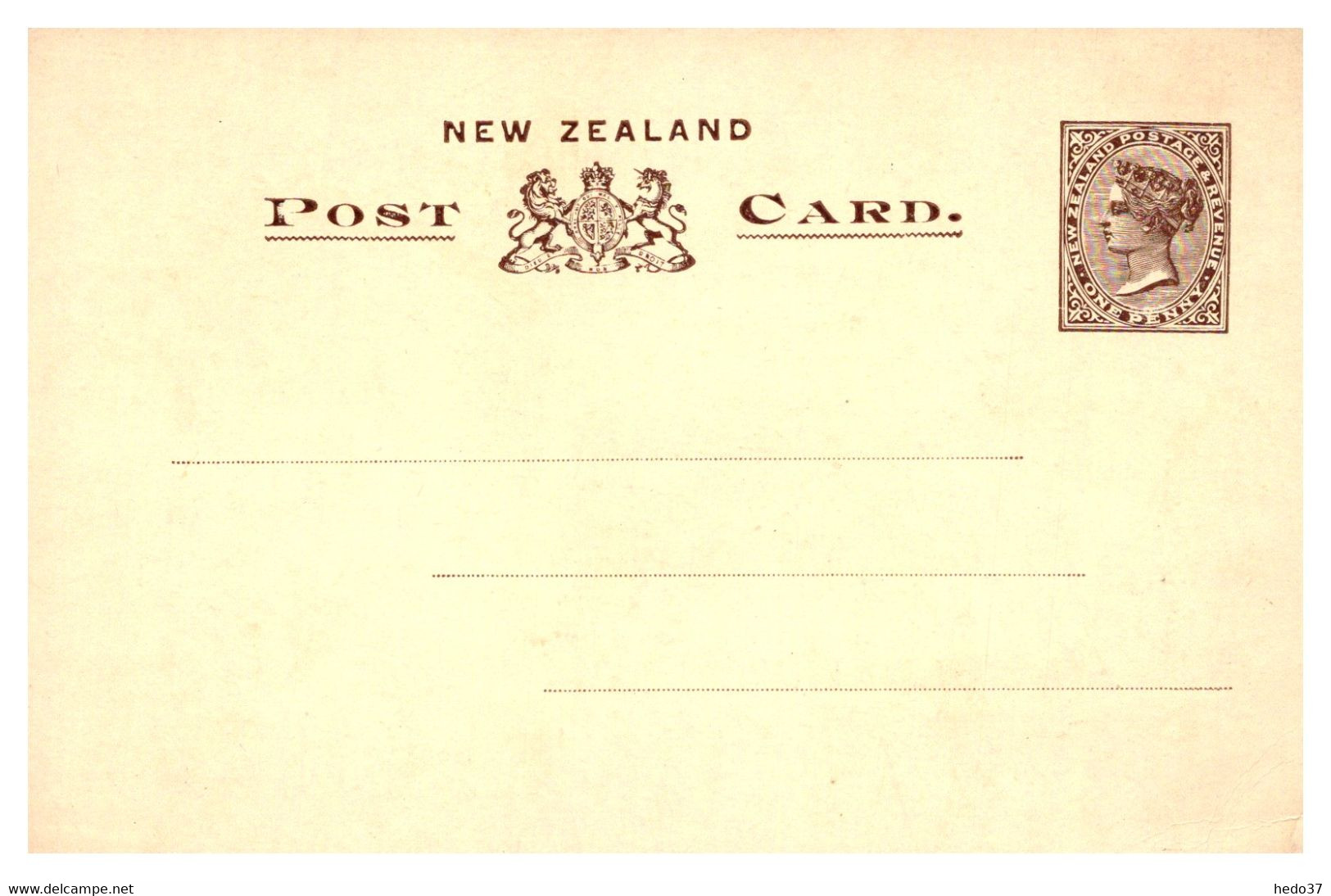 Nouvelle Zelande - Entiers Postaux - Postal Stationery