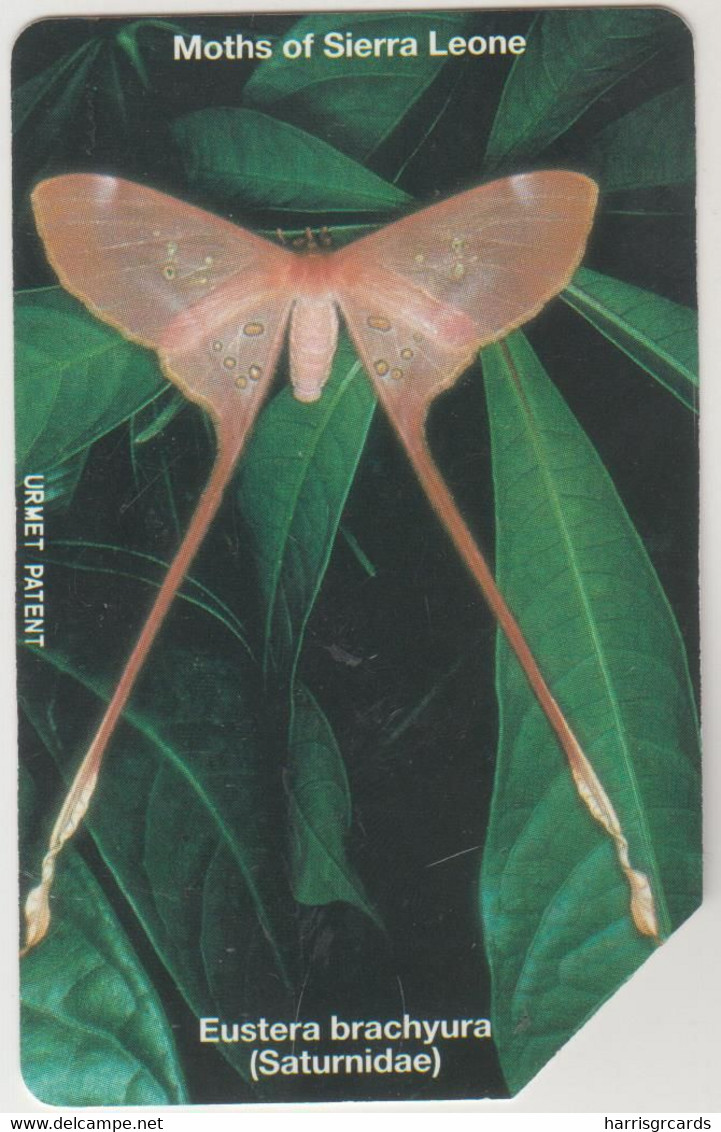 SIERA LEONE - Eustera Brachyura (Butterfly), 200 U ,used - Sierra Leone