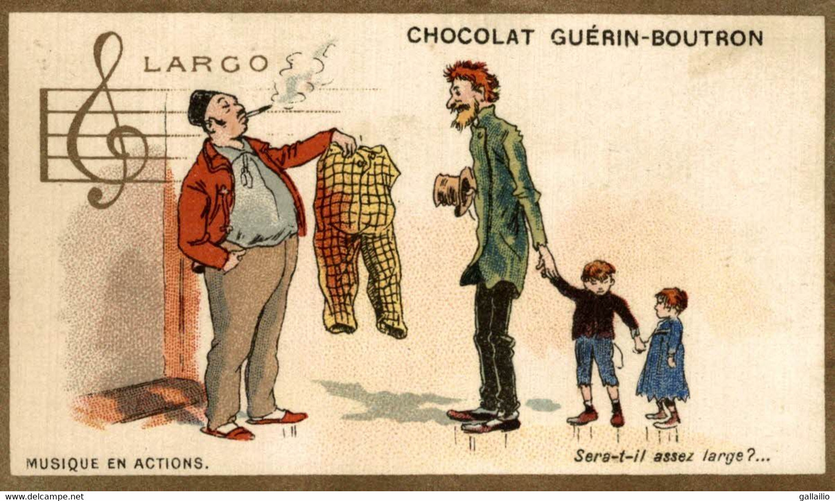 CHROMO CHOCOLAT GUERIN BOUTRON REBUS - Guerin Boutron