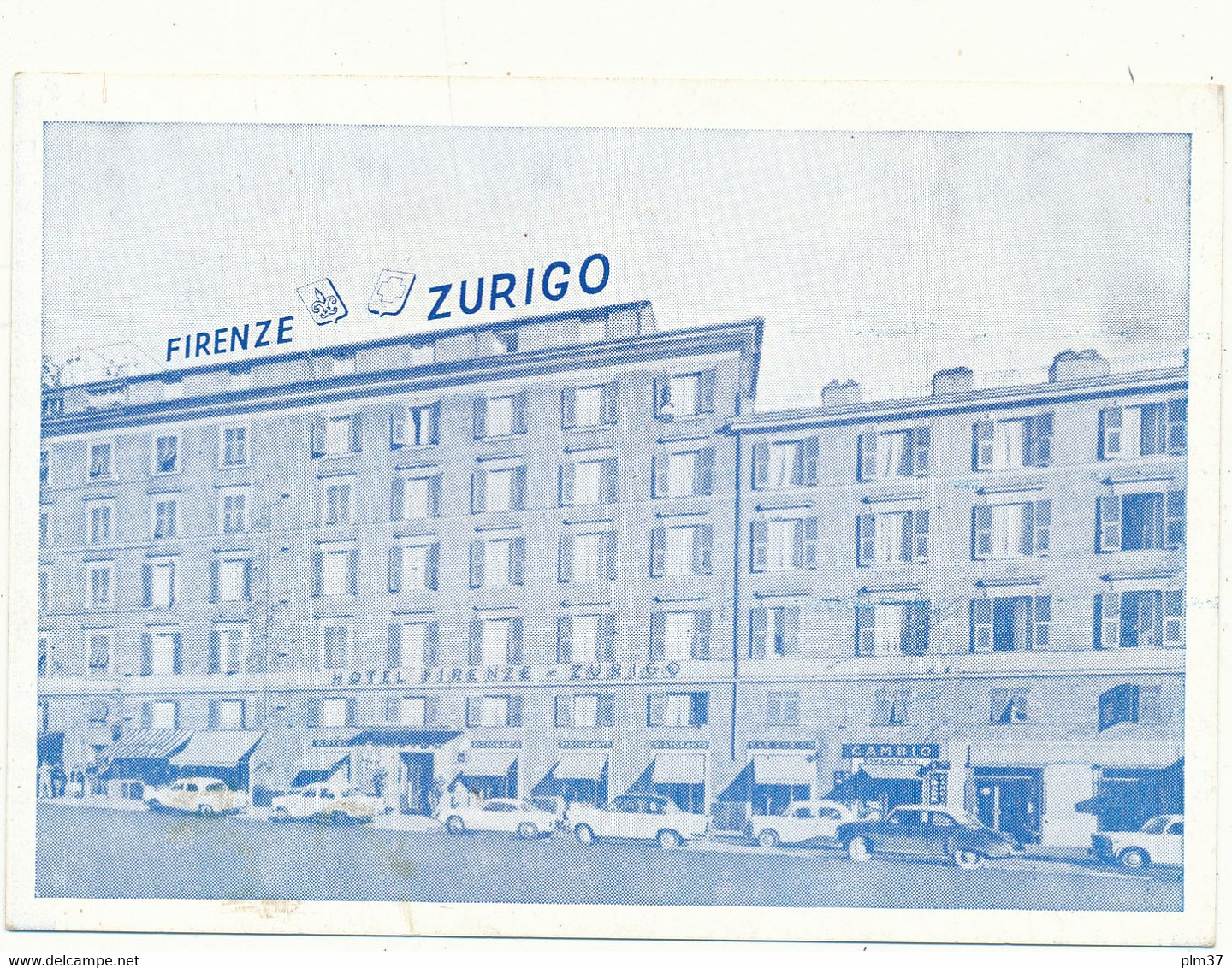 GENOVA - Carte De Visite - Hotel-Restaurant Firenze Zurigo - Italy