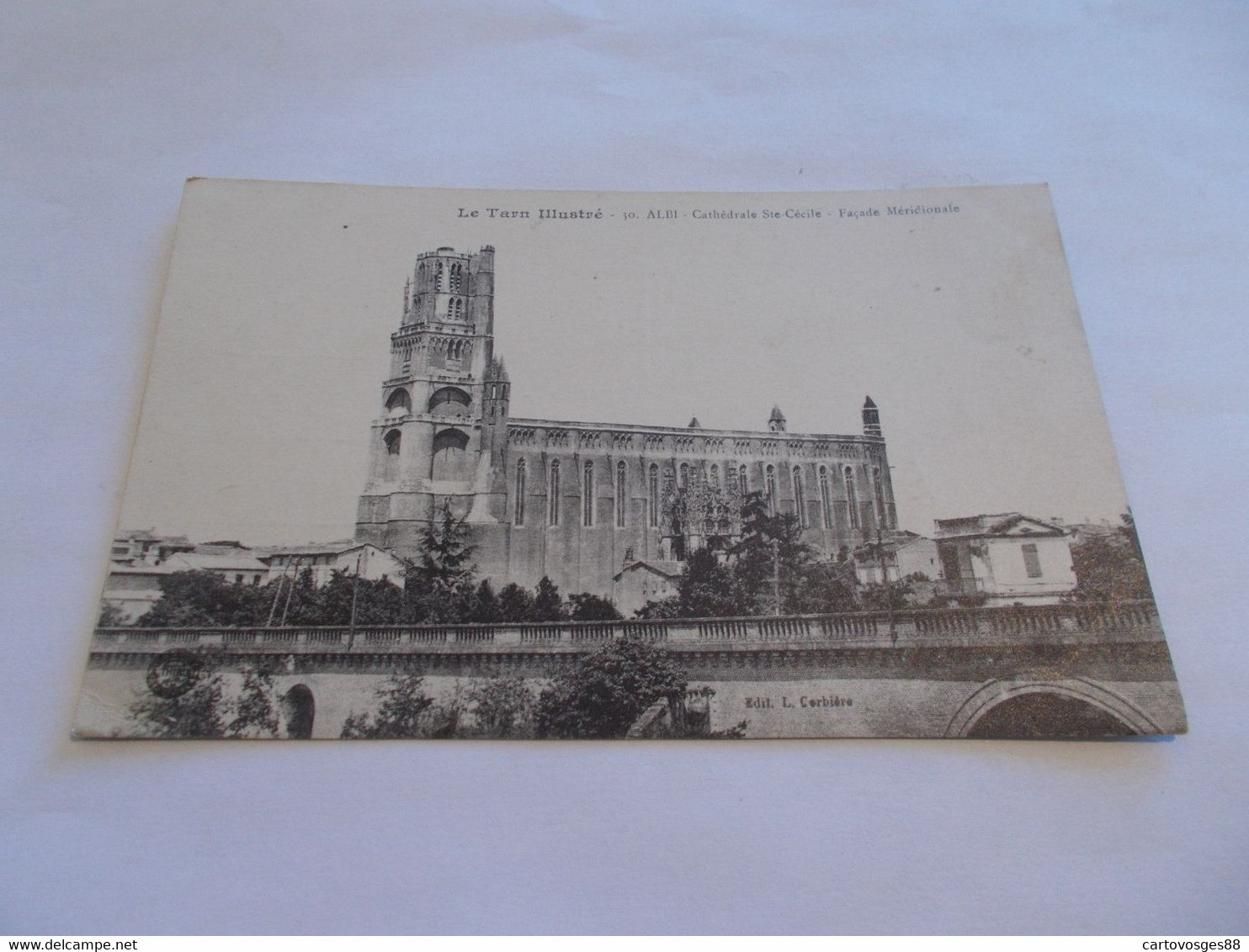 ALBI ( 81 Tarn ) CATHEDRALE SAINTE CECILE  FACADE MERIDIONALE  1918 - Albi