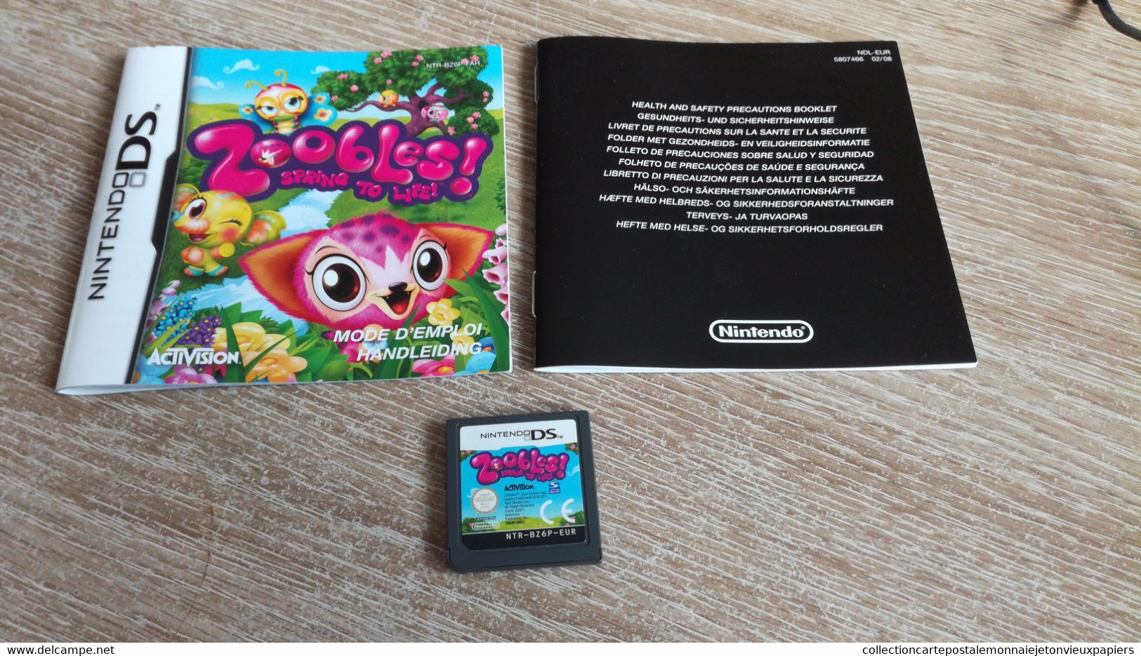 Jeu  NINTENDO    DS   ZOOBLES SPRING TO LIFE  LIVRE SANS LA BOITE  En L Etat Sur Les Photos - Nintendo DS