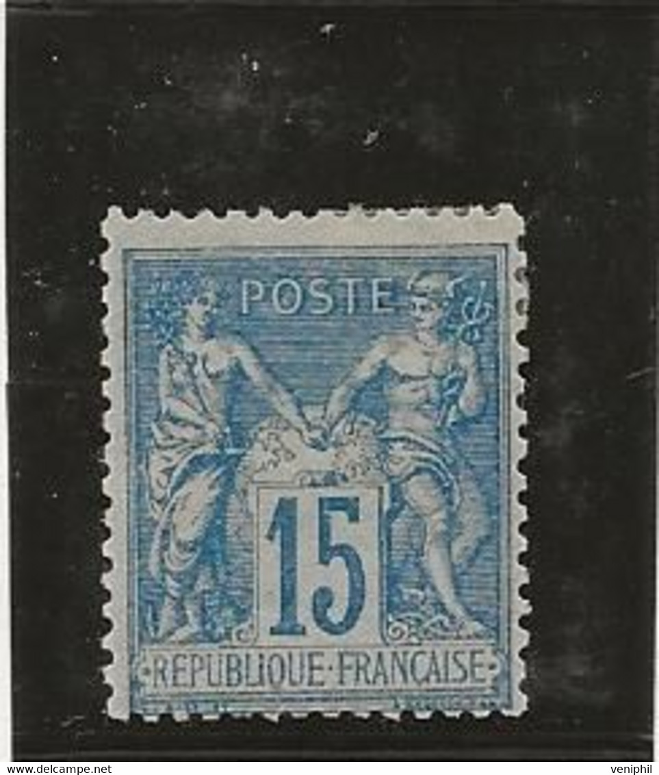 TYPE SAGE N° 90 NEUF PETITE CHARNIERE -ANNEE 1878 - COTE : 60 € - 1876-1878 Sage (Typ I)