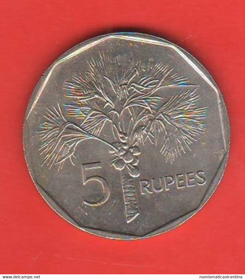 Seycelles 5 Rupie 1982 Five Rupee Seychelles Nickel Coin - Seychelles