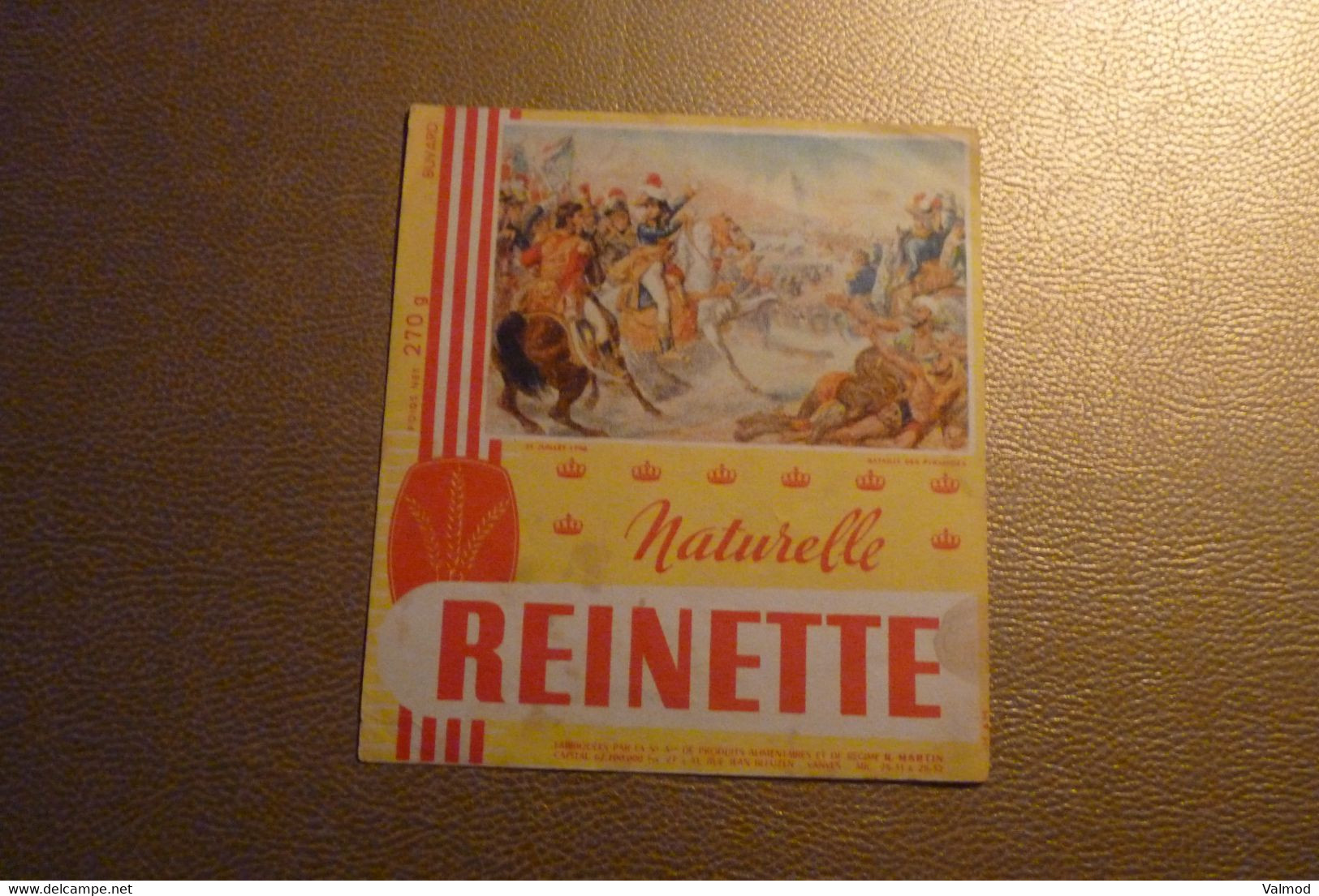 Buvard Reinette 1 - Produits Alimentaires Et De Régime. - Sucreries & Gâteaux