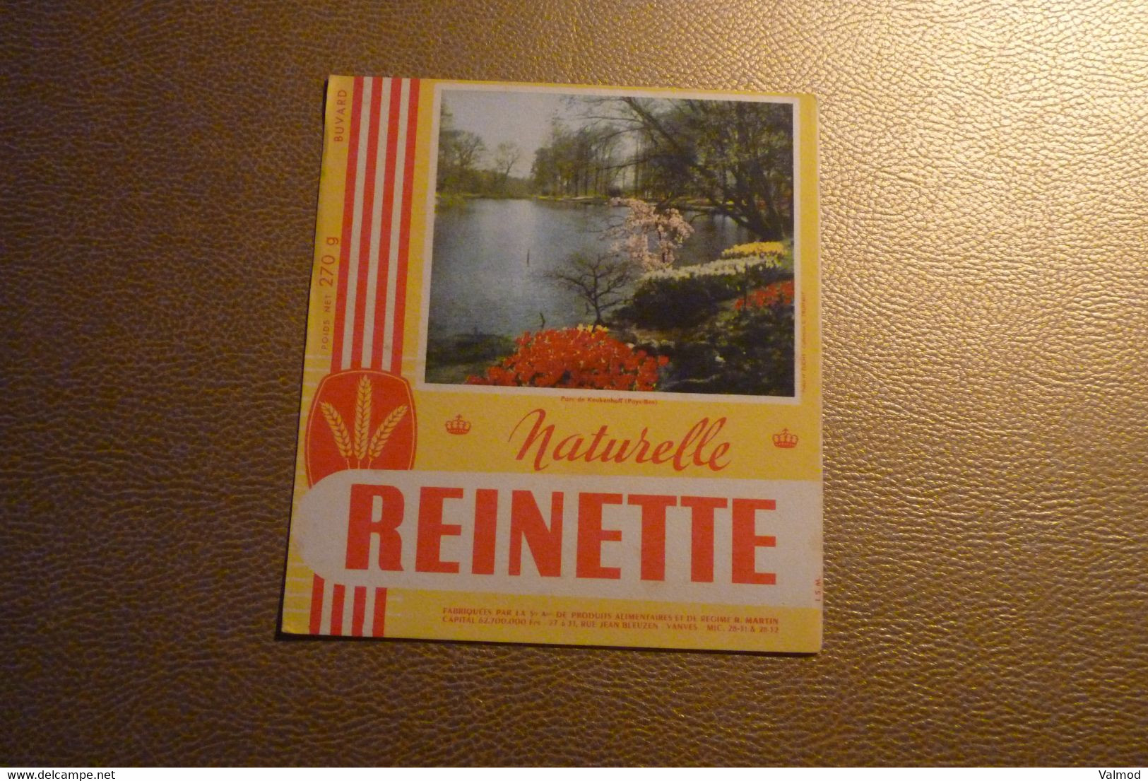 Buvard Reinette 7 - Produits Alimentaires Et De Régime "Parc De Keukenhoff  (Pays-Bas)". - Alimentaire