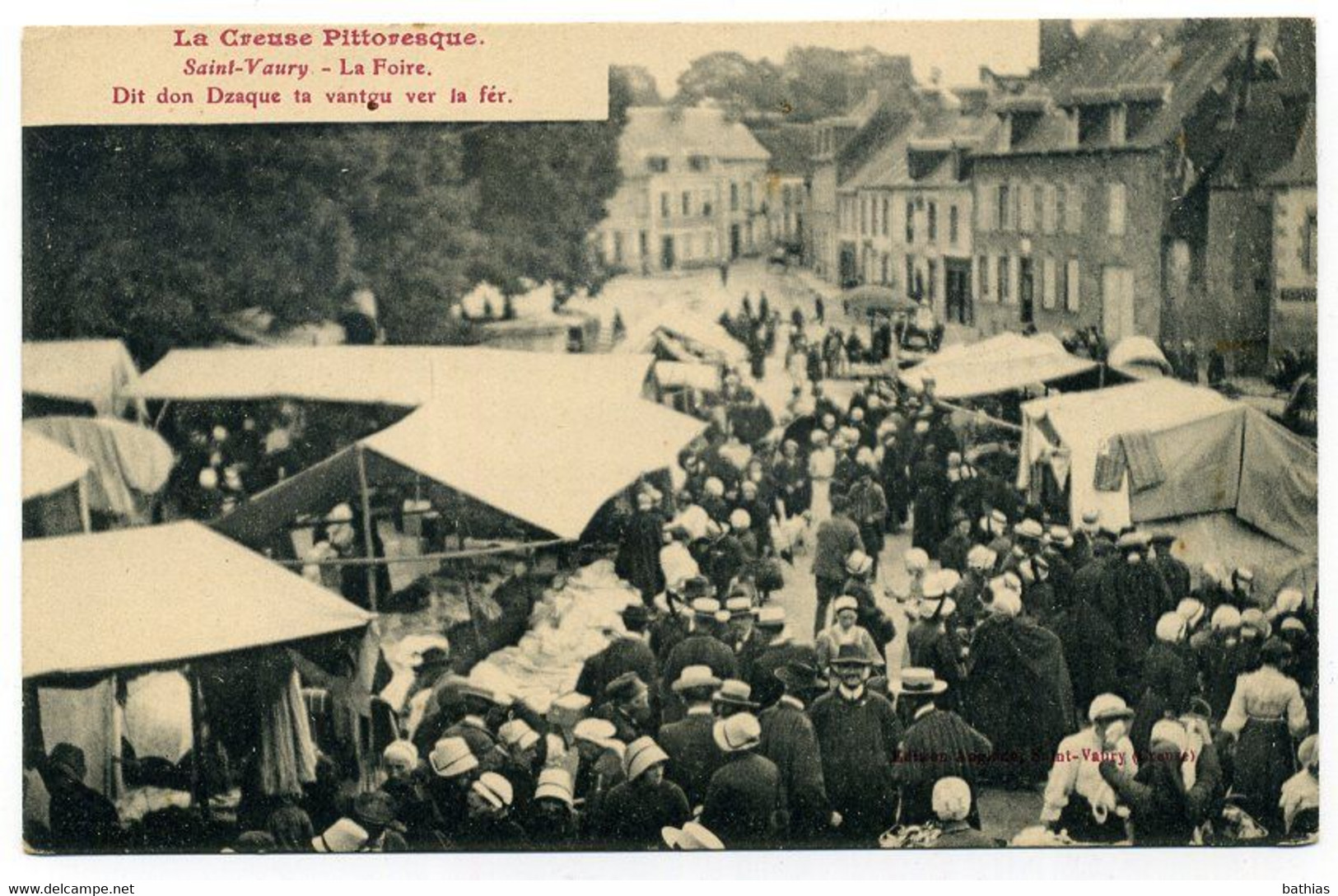 SAINT-VAURY. La Foire. Ed. Anglade. - Other & Unclassified