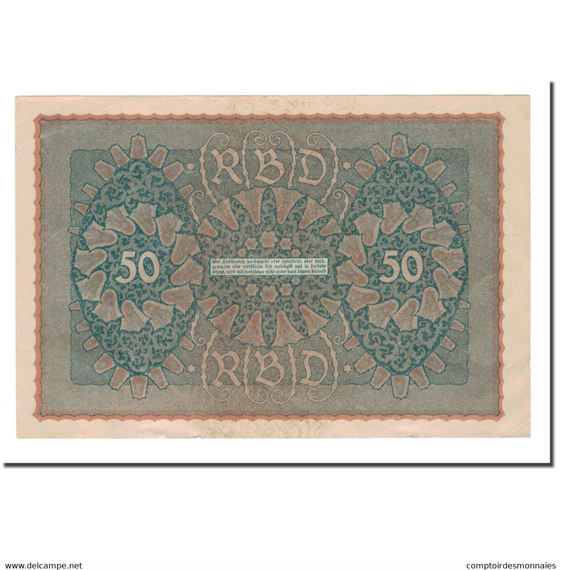 Billet, Allemagne, 50 Mark, 1919, 1919-06-24, KM:66, TTB - 50 Mark