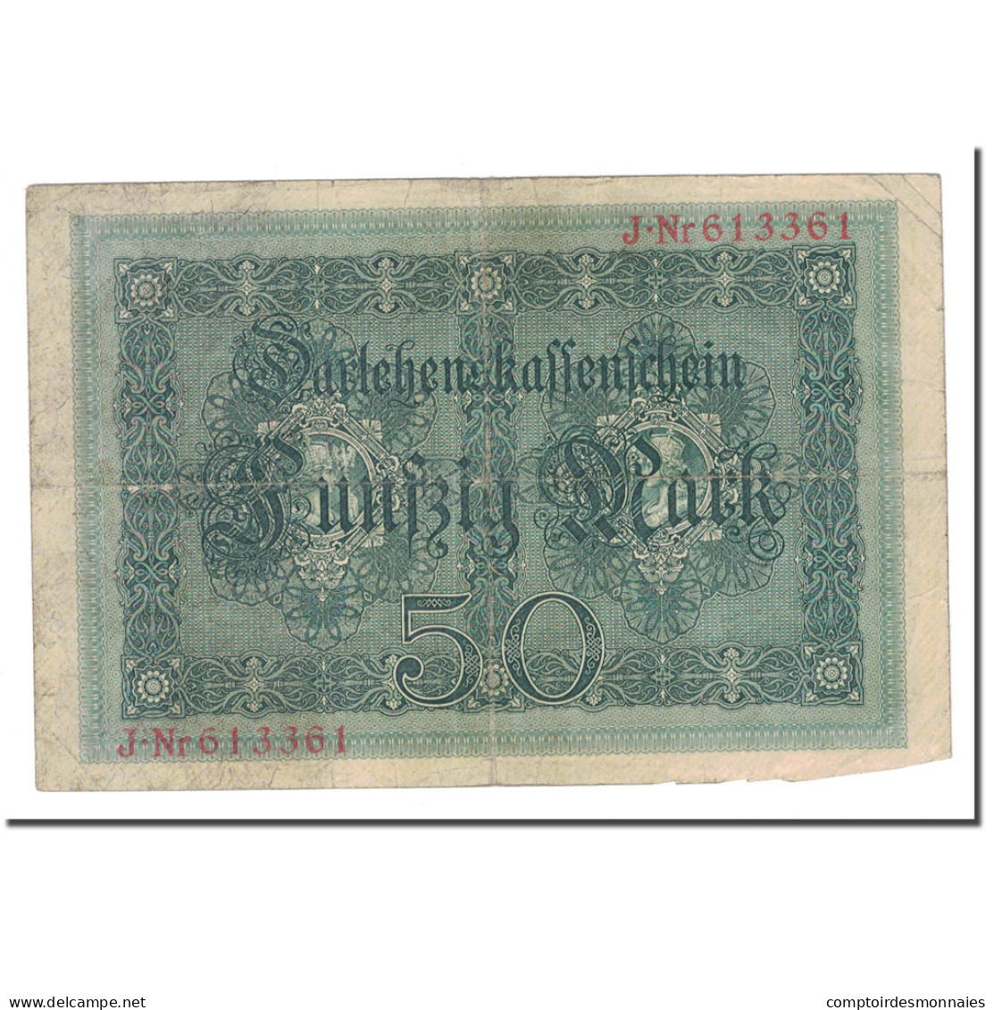 Billet, Allemagne, 50 Mark, 1914, 1914-08-05, KM:49a, TB+ - 50 Mark