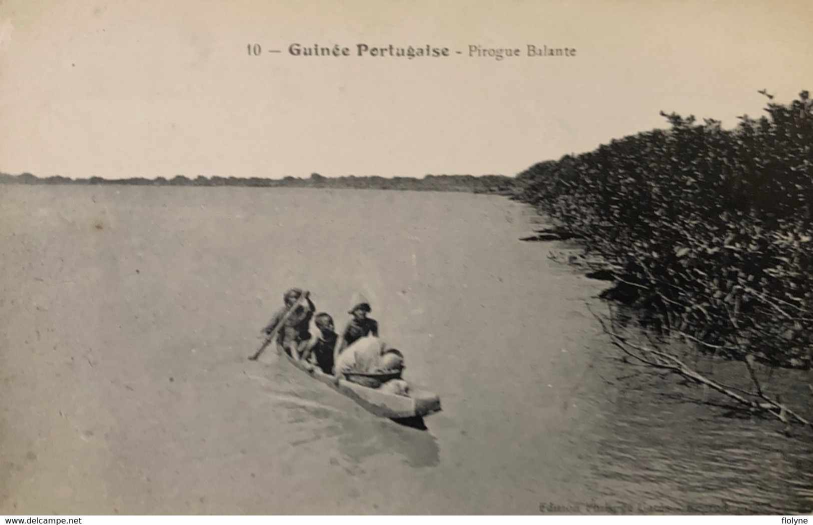 Guinée Portugaise - Pirogue Balante - Ethnic Ethno - Guinéa Bissau - Guinea-Bissau