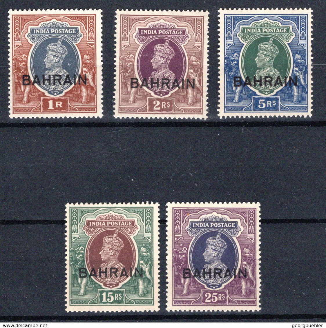 BAHRAIN-INSELN, Michel No.: 34-35 MNH, Cat. Value: 462€ - Bahrein (...-1965)