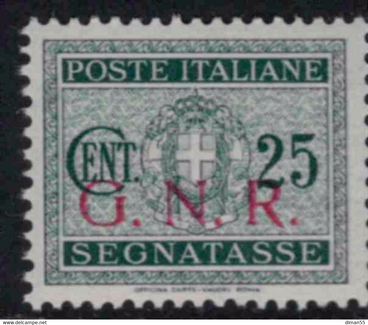 Italy - 1944 R.S.I. - Tax N.50 (Verona) - Cat. 125 Euro - Gomma Integra - MNH** - Segnatasse