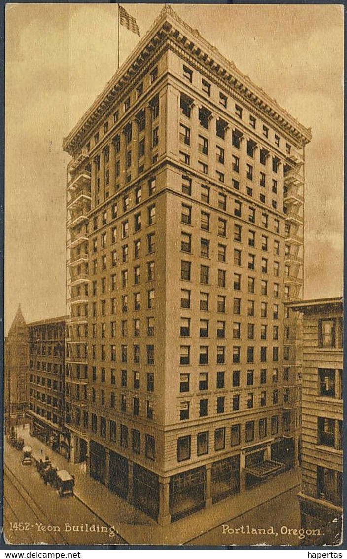 Yeon Building, Portland, Oregon - Posted 1914 - Portland