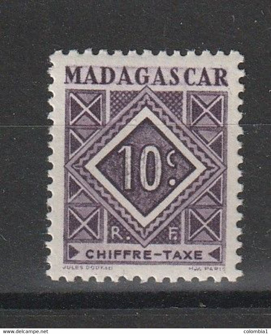 MADAGASCAR TAXE YT 31 Neuf ** - Timbres-taxe