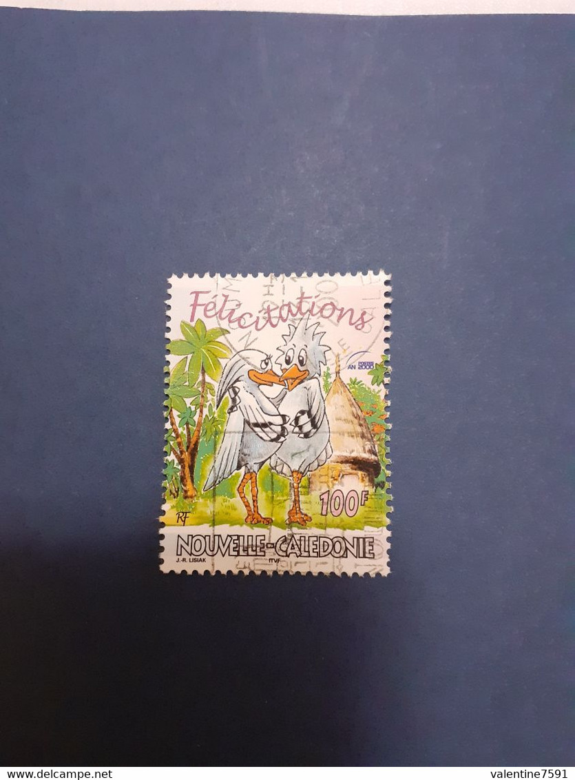 NOUVELLE CALEDONIE-2000- Oblitéré N° 834 "Félicitations"  " Nouméa "   Net 0.80 - Usati