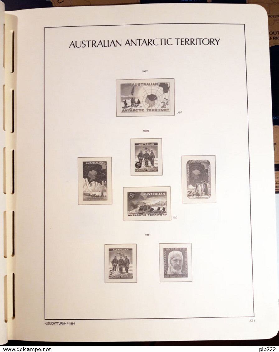 Territori Antartici Australiani Fogli Leuchtturm 1957/2011 - Pre-printed Pages
