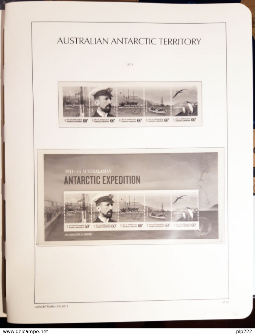 Territori Antartici Australiani Fogli Leuchtturm 1957/2011 - Pre-printed Pages