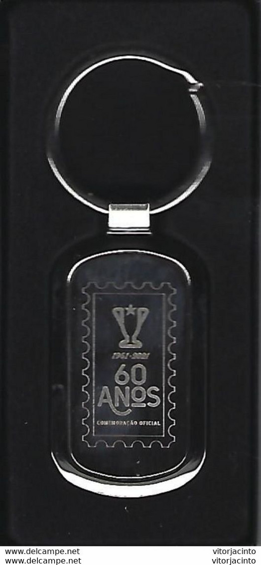 PORTUGAL - 15 Auto-adhesive My Stamp (meuselo), N20g - BENFICA 60 Years - Official Celebration - European Champions Cup