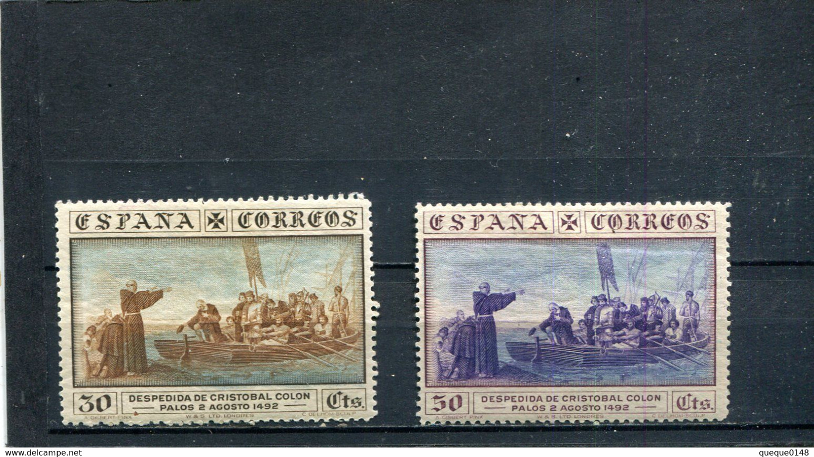 Espagne 1930 Yt 451 453 * - Unused Stamps