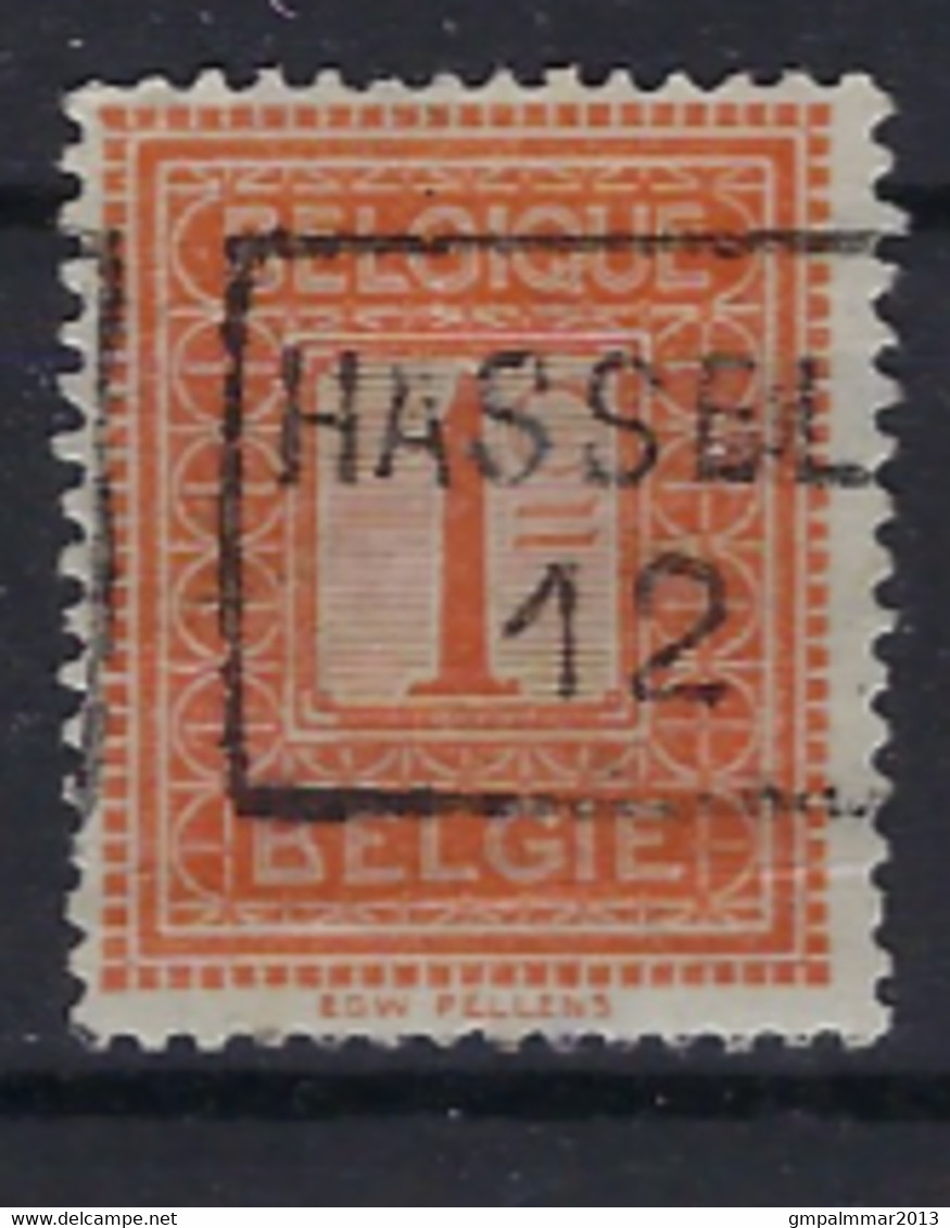 PELLENS Type Cijfer Nr. 108 Voorafgestempeld Nr. 2002 Positie C HASSELT 12  ; Staat Zie Scan ! Inzet Aan 8 € ! - Roulettes 1910-19