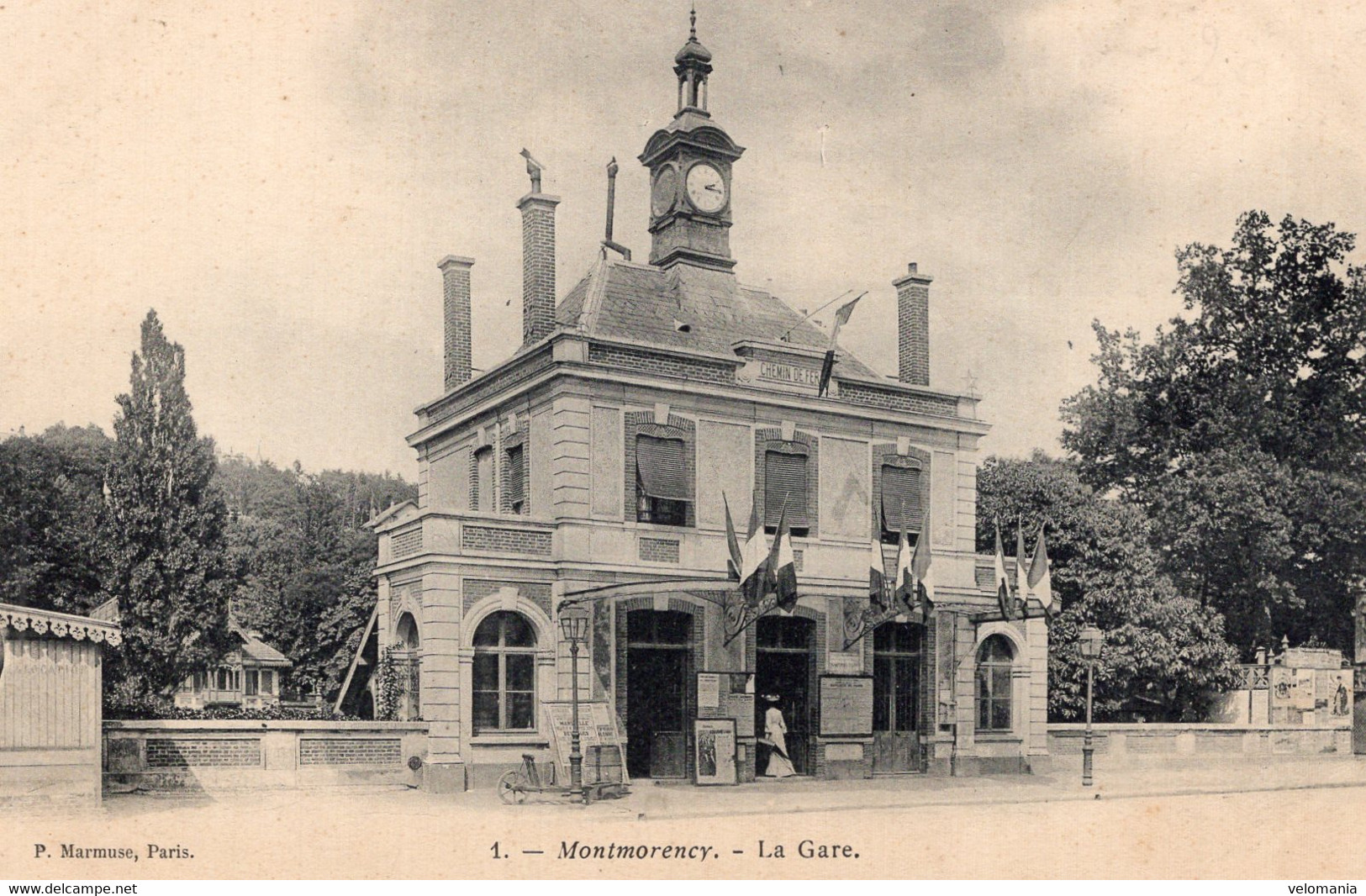 7330 Cpa 95 Montmorency - La Gare - Montmorency