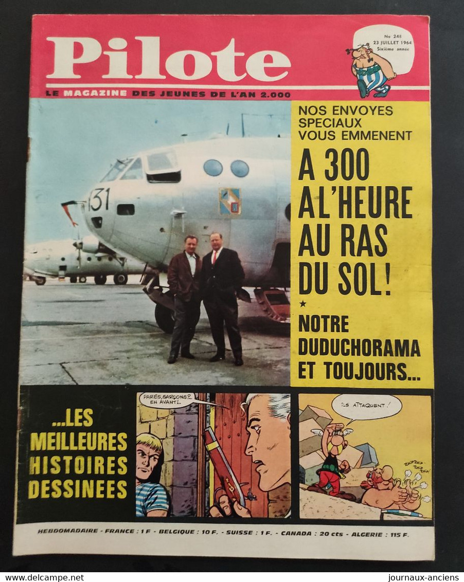 1964 JOURNAL PILOTE N° 248 - LE JOURNAL D'ASTERIX ET D'OBELIX - ASTERIX ET CLEOPATRE - Pilote